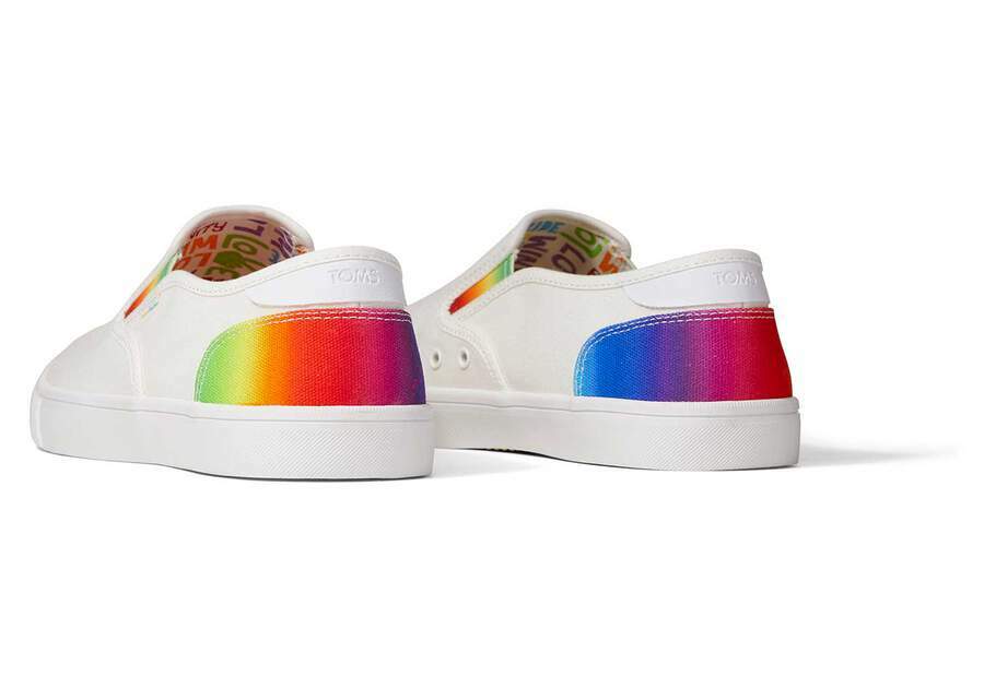 ?TOM\'S???? Baja Unity Rainbow Slip-ons footwear Toms | Shoes | Toms Baja Unity Rainbow Pride Slip On Shoes  main image 2