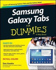 Samsung Galaxy Tabs For Dummies - Dan Gookin, 9781118772942, paperback