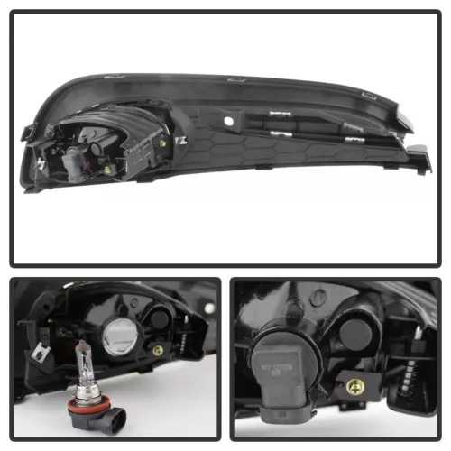 For 2013-2015 Honda Civic 4Dr Sedan Front Fog Lights Lamps+Covers w/Switch - Picture 11 of 20