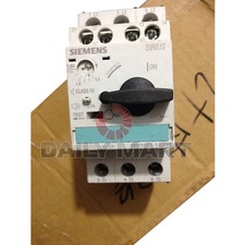 Siemens 3RV1021-1AA15 1.1-1.6A Manual Motor Starter Protection Circuit Breaker