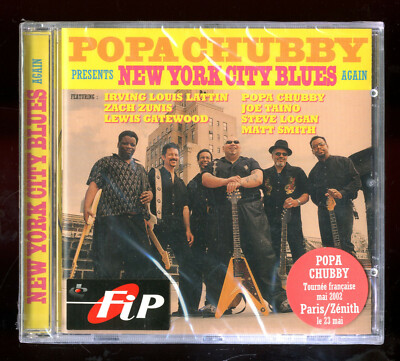 CD   POPA CHUBBY - PRESENTS NEW YORK CITY BLUES AGAIN   ALBUM NEU IM BLISTER
