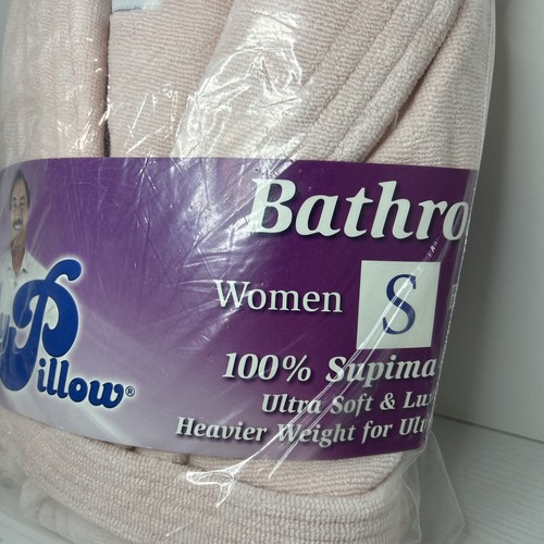 MyPillow Women's Bathrobe Blush Supima Cotton - Picture 3 of 3