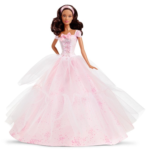 2016 Birthday Wishes Barbie, African Ameriacn by Mattel NRFB