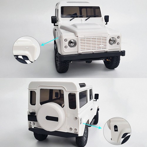 Para 1/18 Axial Kyosho Jimny RC Piezas Lateral Metal Stepboard Marco Coche Booster Pad - Imagen 47 de 72