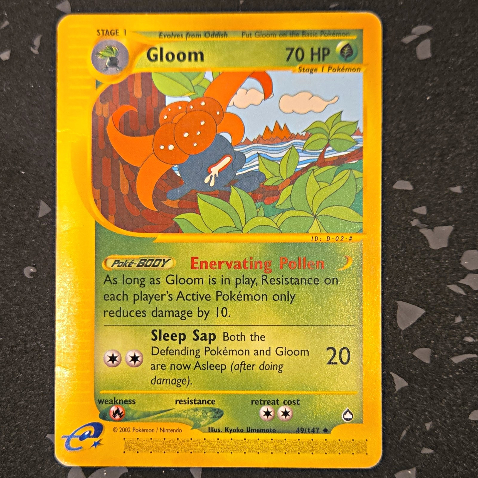 The Pokémon Company Gloom Aquapolis 049/147 Regular Uncommon e-Card EN 70HP