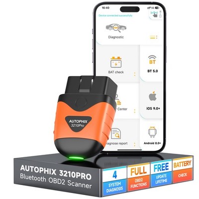 Auto OBD2 Scanner ABS SRS ENGINE TRANSMISSION System Diagnostic Tool IOS ANDROID
