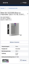 Rittal Blue e+ Filterlüfter EMV SK 3237.800Lüfter 3241800 Blue