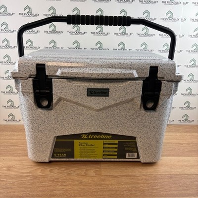 Treeline Premium 20qt Cooler Roto-Molded White Speckle Granite 1350862