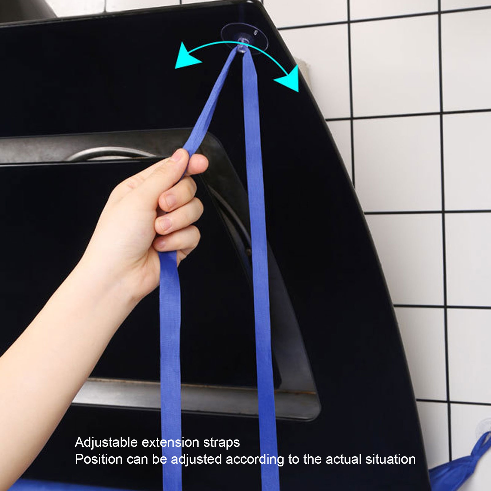 Range Hood Cleaning Cover Sticker Free Suction Cup Waterproof Bag Home Hood Oil
