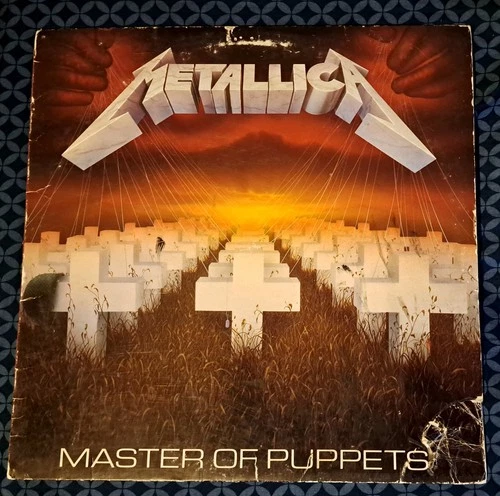 Metallica – Master of Puppets LP (1986 Elektra) Original US Press Allied G+
