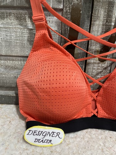 Reggiseno sportivo leggero di Victoria’s Secret arancione 34DD OTTIME CONDIZIONI! - Foto 3 di 9