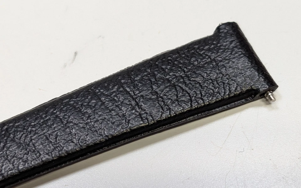 NOS LORUS V821-0120 LADIES BLACK 13MM REPLACEMENT LEATHER WATCH BAND ZK023 - Image 3 of 4