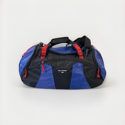 VTG Polo Sport Ralph Lauren Duffel Bag Gym Utility Hiking Travel Carry Vintage - Picture 1 of 14