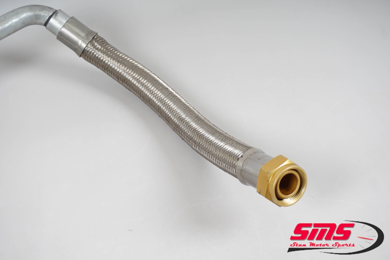 02-07 Maserati Spyder Coupe 4200 M138 Engine Heat Exchanger Oil Feed Line OEM