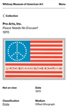 Vintage 1970 Pro Arts Inc Poster