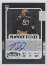 2021 Panini Contenders Rookie Playoff Ticket 54/99 Tedarrell Slaton Auto s3g