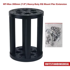 TeSeek MT-Max 200mm Heavy-Duty EQ Mount Pier Extension for CEM60 and CEM70 ot25