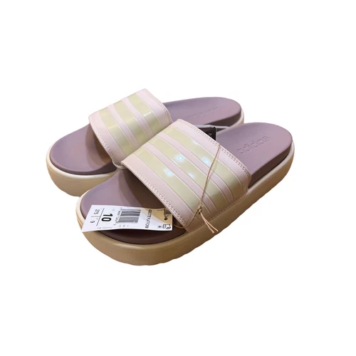 Sandali Adidas donna Adilette platform slide malva fig bianco taglia 10 IF1620