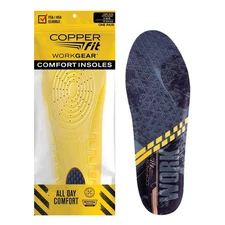 Copper Fit Men's Work Gear, Heavy Duty Insoles, for Standing, All Day Men’s 8–13