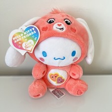 NWT Hello Kitty and Friends Care Bears Plush 10” Cinnamoroll as Love-A-Lot Bear