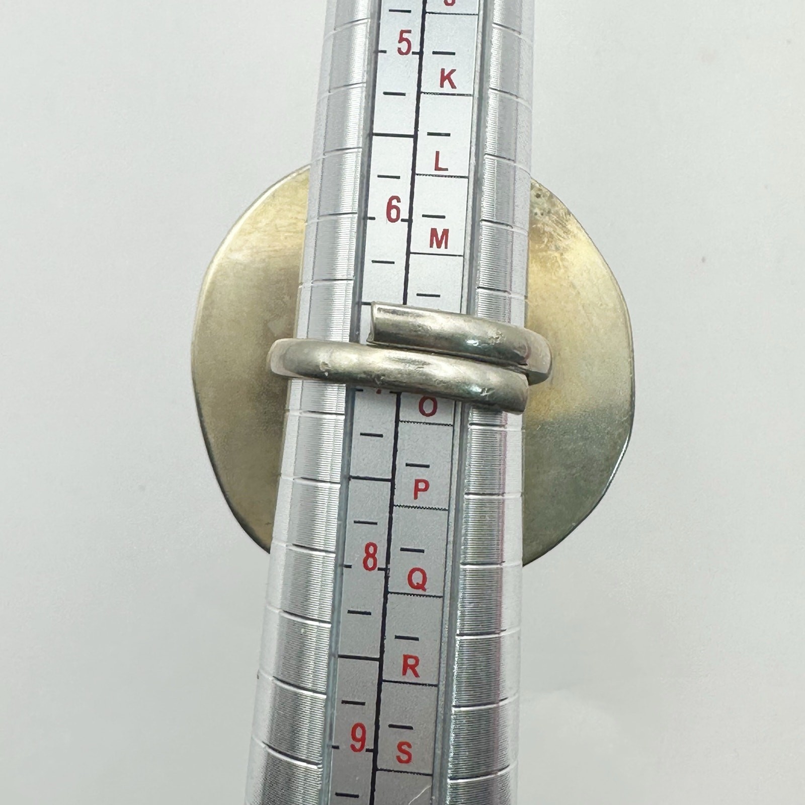 Western Large Stone Adjustable Ring Green Yellow … - image 6