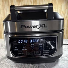 PowerXL Grill Air Fryer combo Multi-Cooker 6-in-1 Digital Model MFC-AF-6 Tested