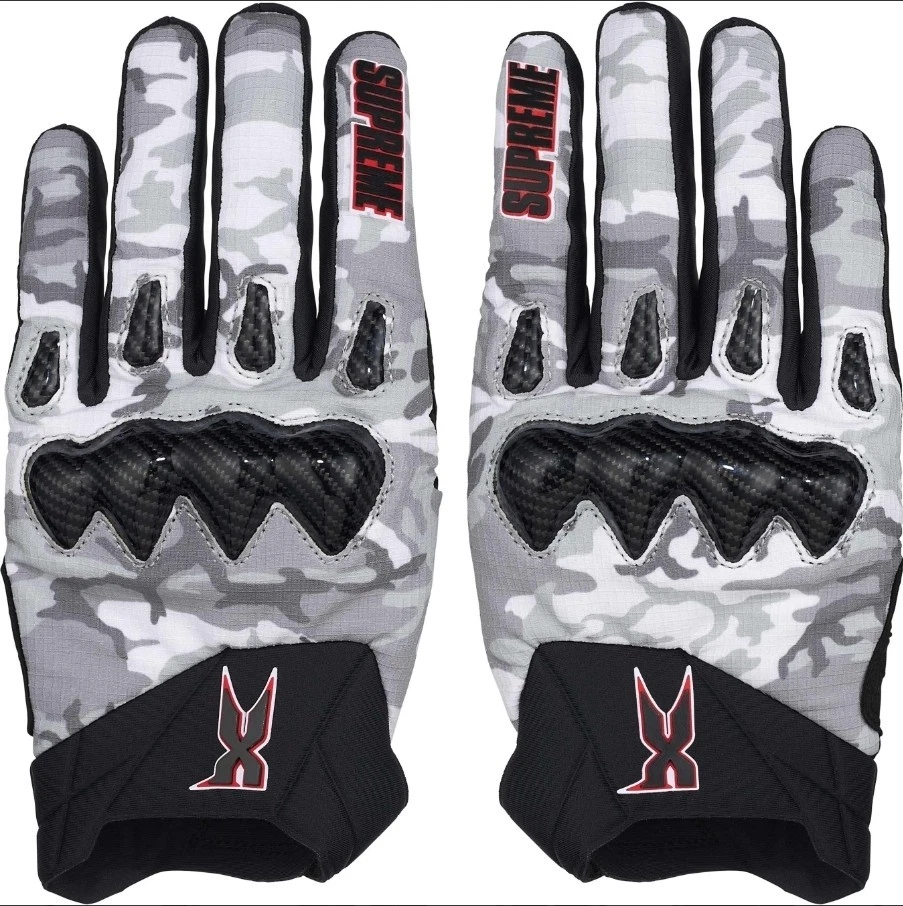 Supreme X Fox Racing DMX Bomber Gloves Size Medium DMX FW25 Snow Camo Ships Fast - Image 2 of 4