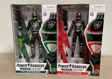 2 X Power Rangers Lightning Collection S.P.D. A-Squad Red & Green Rangers Bundle