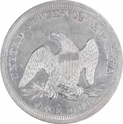 1841 Liberty Seated Silver Dollar Choice AU Uncertified #320 | eBay
