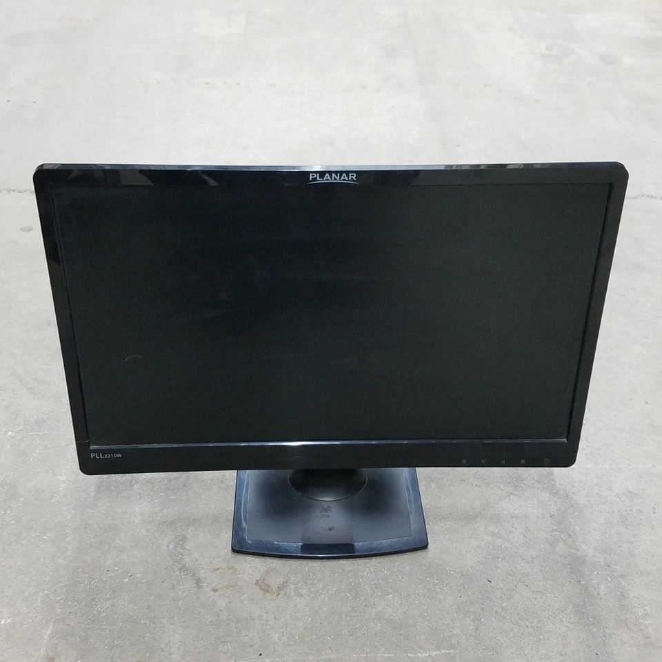 Planar PLL2210W 22" LCD Monitor, VGA, DVI - USED - Image 4 of 4