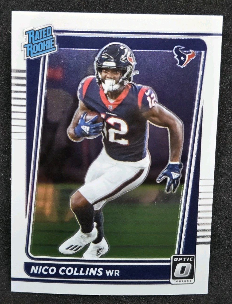 2021 Donruss Optic Nico Collins RATED ROOKIE RC #230 Houston Texans 