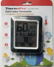 Thermopro TP50W Digital Hygrometer Indoor Thermometer Room Classic Black