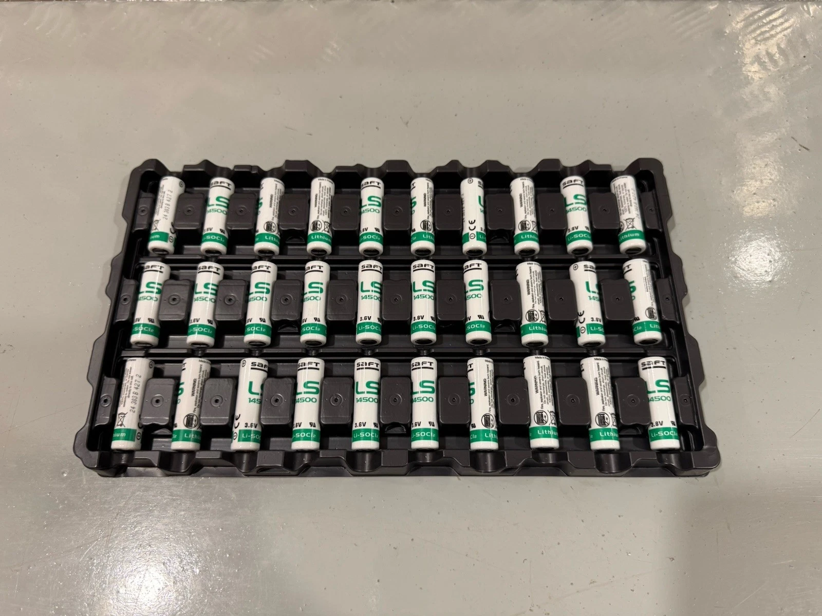 30x Saft LS14500 Li-SOCI2 3.6V AA Battery High Energy & Stable Voltage Brand New