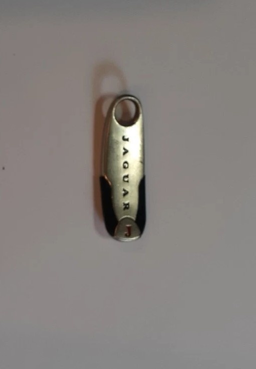 Authentic Jaguar Zipper Pull Replacement Tab Meta… - image 1