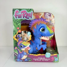 FurReal Munchin’ Rex Blue Dinosaur Electronic Pet 35+ Sounds and Reactions