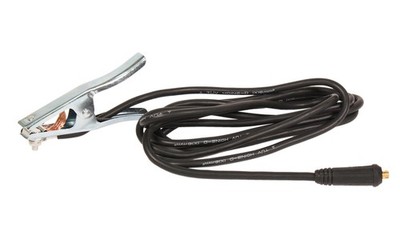 Massekabel mit Erdklemme 4m / Kabel für Schweißgeräte 25 mm² Dorn 13mm WELDINGER