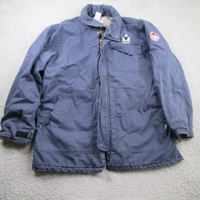 Walls FR Jacket Mens 2XLT Blue Flame Resistant Full Zip Heavy Workwear HRC3