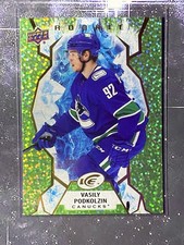 2021-22 Upper Deck Ice Green Vasily Podkolzin Rookie Vancouver Canucks #145