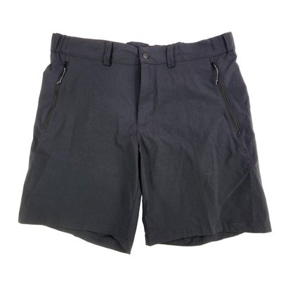 Fjallraven High Coast Pack Shorts Mens 36 Black Lightweight Hiking Outdoor