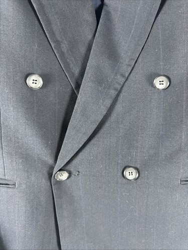 Torriani Todays Man Mens 43 Blazer Sport Coat Jacket Suit Top Black - Picture 2 of 9