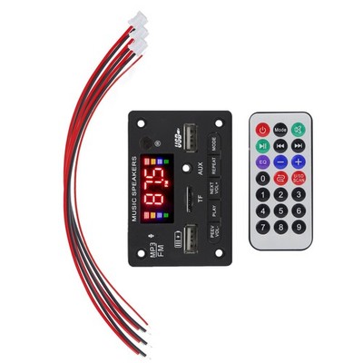 Digital Display Wireless Bluetooth 5.0 MP3 Decoder PCB Board With Remote Control