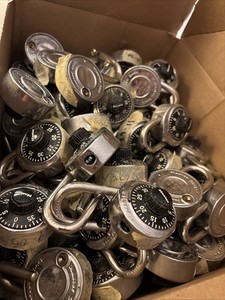 APPROX 76 Master LockPreset Combination Padlock, 1-7/8 in. Wide, Black Dial