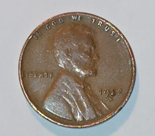 Vintage 1952 S Lincoln Wheat Copper Penny With Error