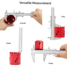 Professional Stainless Steel Vernier Caliper 0-150mm Sliding Gauge Measurem SCQD
