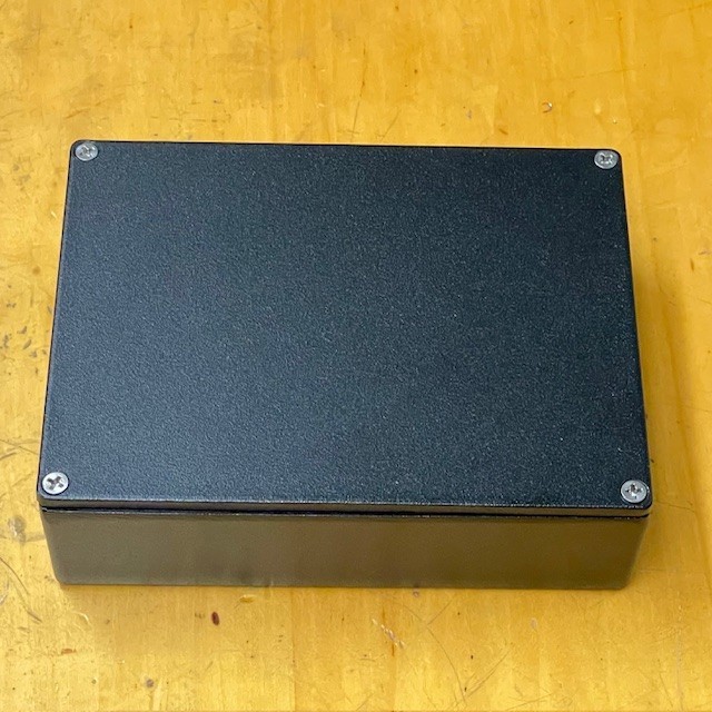 Aluminum Project Enclosure Box 6.25 X 4.75 X 1.80, Black Powder Coat, Made in US