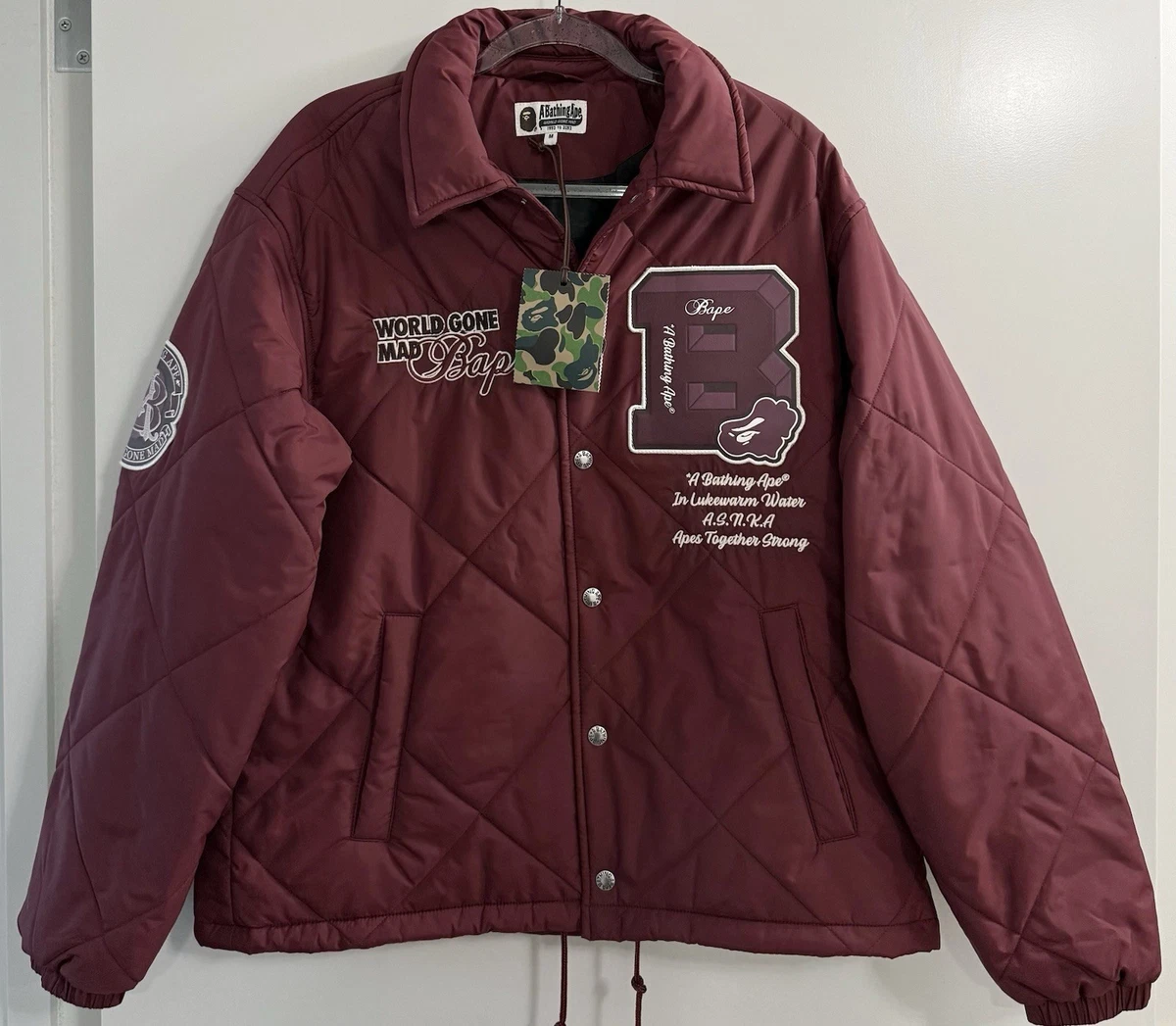 A Bathing Ape Red Coats, Jackets & Vests for Men for Sale - Shop 