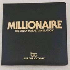VTG Commodore 64 Blue Chip Software Millionaire Stock... Simulation