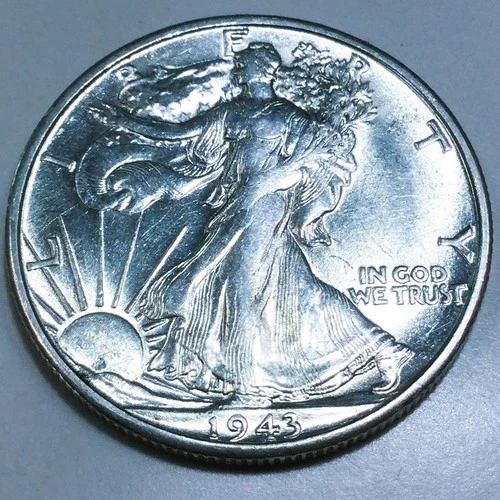 1943-S Walking Liberty Half Dollar Beautiful Uncirculated Coin Rare Date