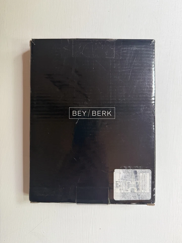 NUEVO BEY-BERK Borde Plateado y Madreperla 5 X 7” Marco de Fotos SF 116-11 Foto 4 de 4