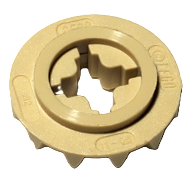 LEGO 6589 Tan Gears Technic 12 Tooth Bevel Loc1089 for sale online